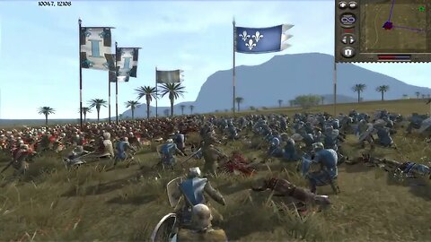 Total War Medieval 2 Cinematic Battle: Venice vs France Early Heavy Infantry
