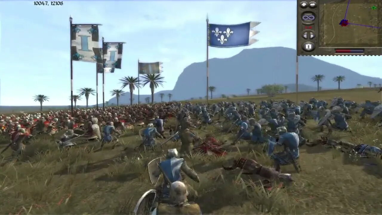 Total War Medieval 2 Cinematic Battle: Venice vs France Early Heavy Infantry
