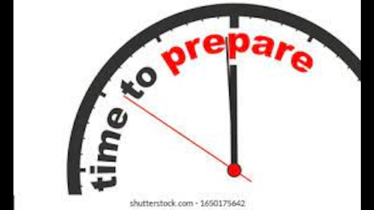 Prepare NOW!!