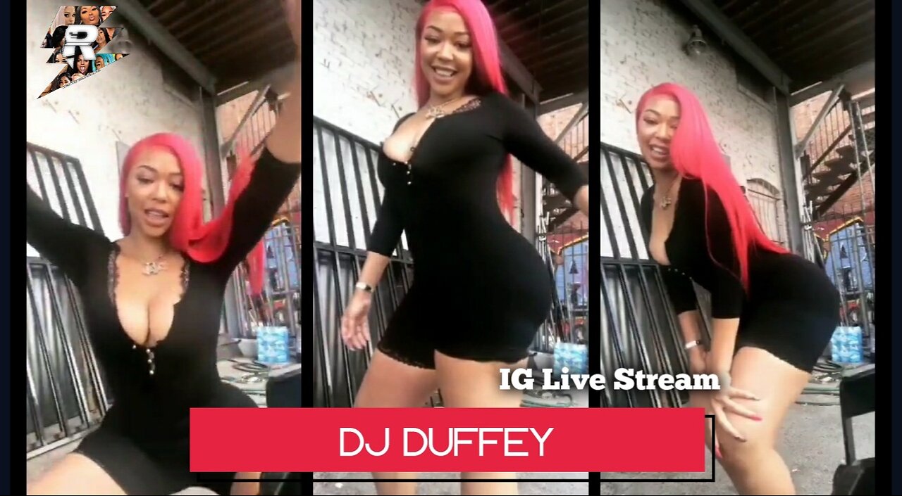 DJ Duffey Twerking with friend