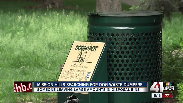 Mission Hills frustrated with people illegally dumping dog poop