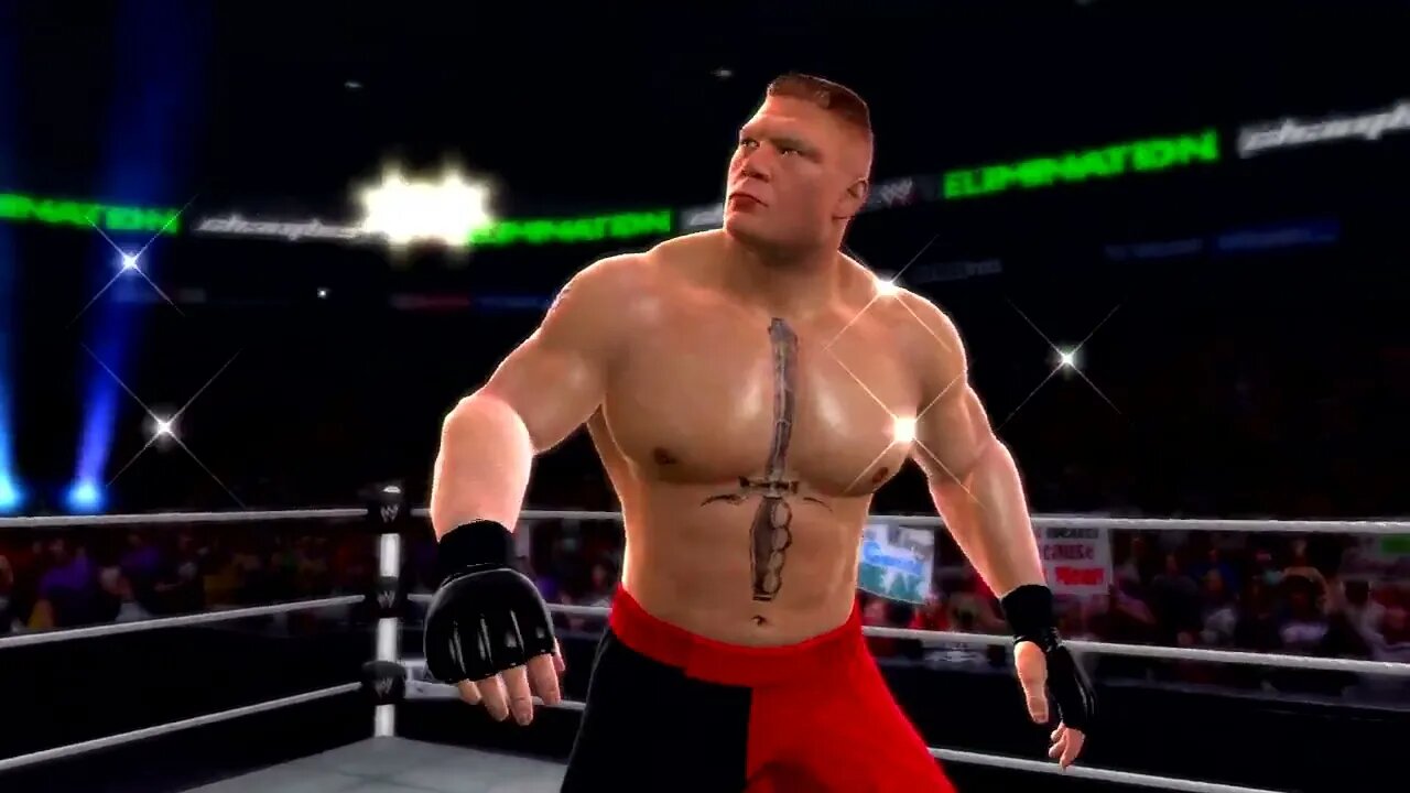 WWE '13 Gameplay Brock Lesnar vs Daniel Bryan