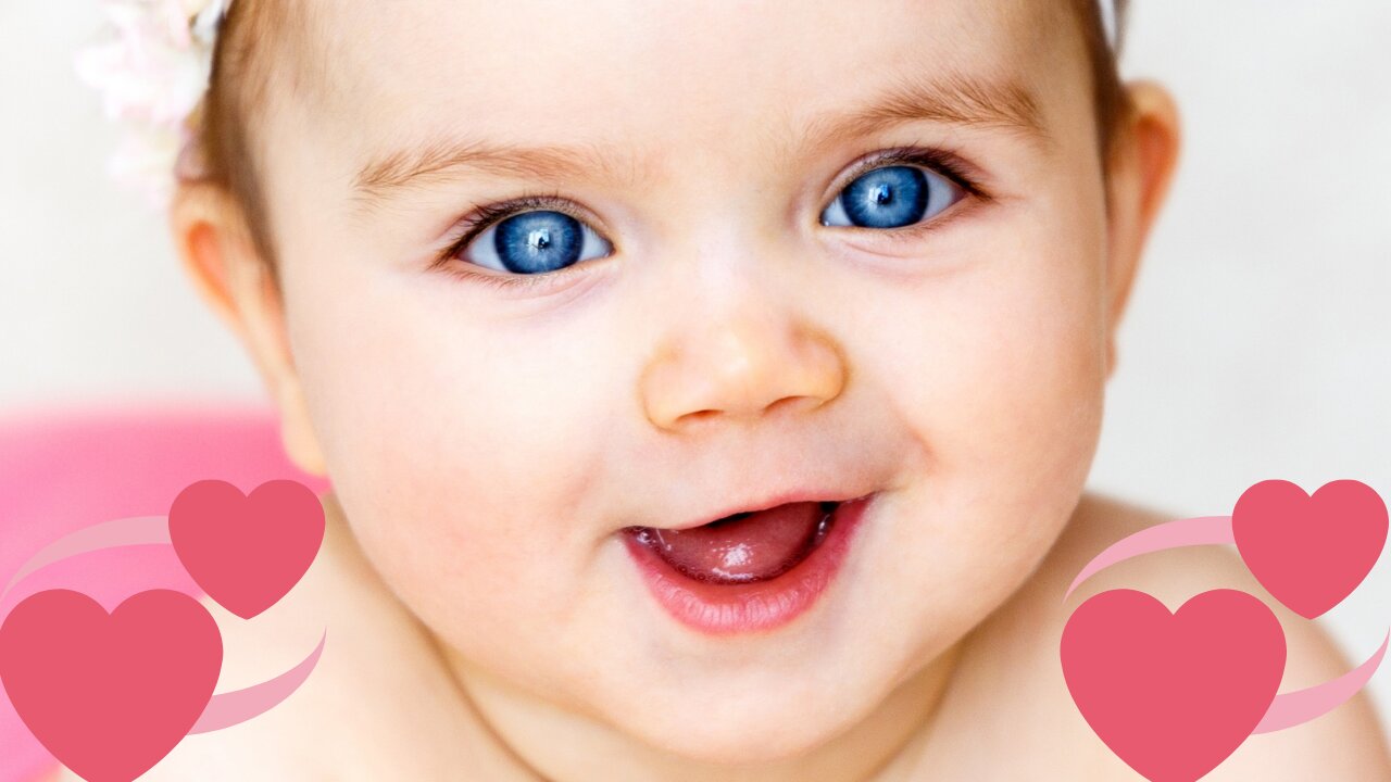 Cute Little Baby Girl Doing Funny Dance at the Supermarket