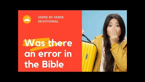 Was there an error in the Bible? Matthew 1:16-17
