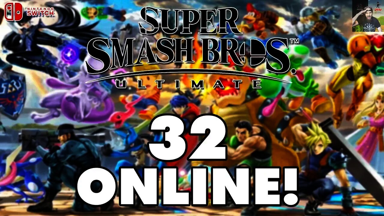 Smash Bros Ultimate - 32 Players Online! (According to Japanese Pamphlet)