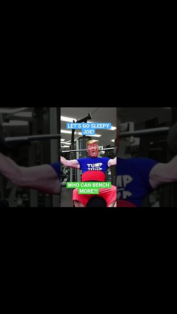 TRUMP IN THE GYM AND HE’S A NATTY! #shorts #trump #trump2024