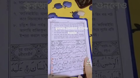 কুরআন তিলাওয়াত । #কুরআন #কুরআন_তিলাওয়াত