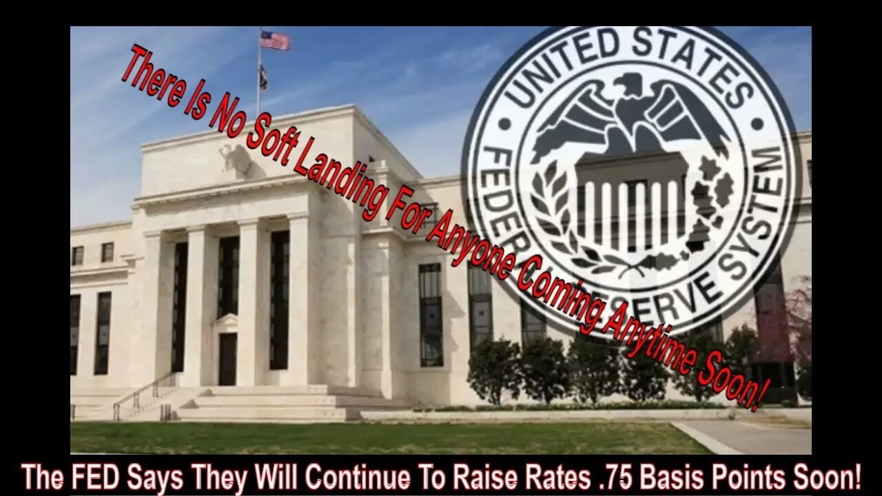 The FED - BOE And The ECB All Say They Will Continue To Raise Interests Rates Even If It Costs Jobs!