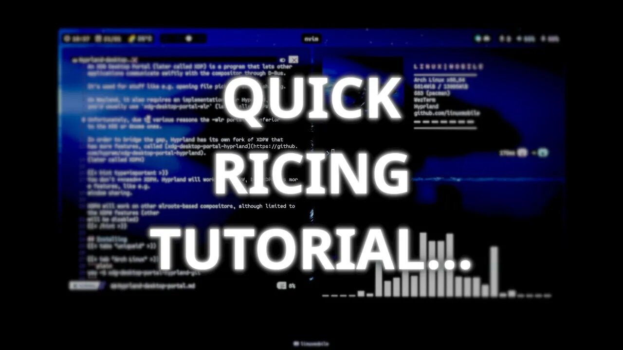 The EASIEST RICING for the best result... | Hyprland