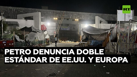 Petro denuncia doble estándar de EE.UU. y Europa sobre el "crimen de guerra" de su "aliado" en Gaza