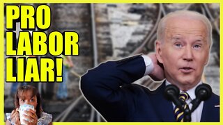 Biden BLOCKS Railroad Workers Strike (clip)