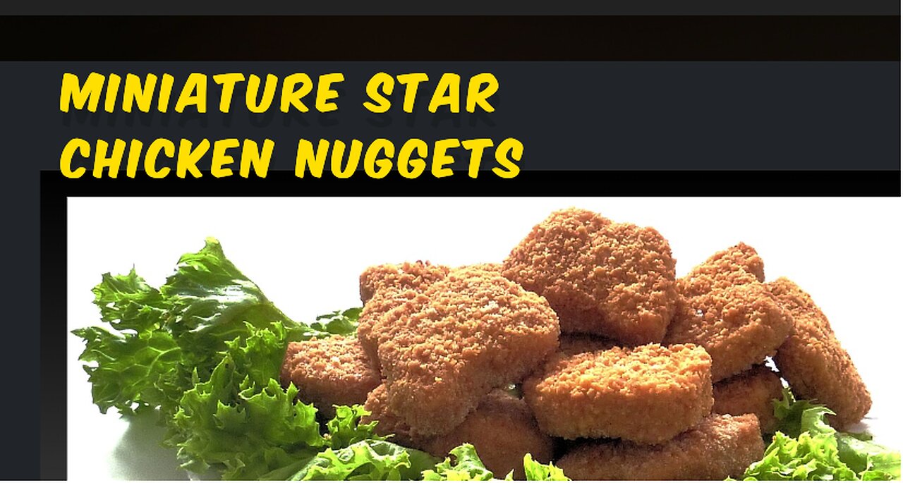 So Delicious Miniature Star Chicken Nuggets | ASMR Cooking Mini Food