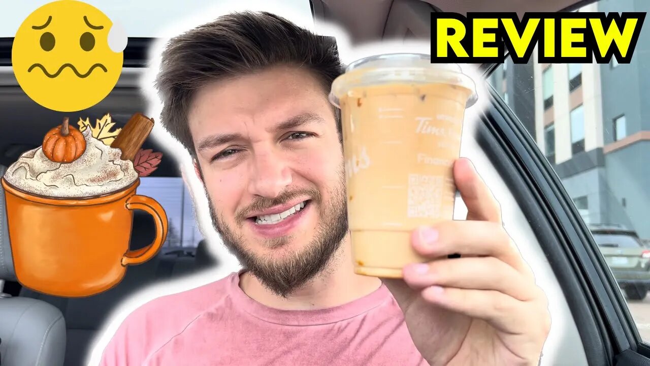 Tim Horton's PUMPKIN SPICE Iced Latte Review