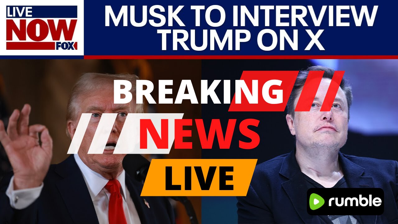 Trump to be interviewed by Elon Musk on Monday | LiveNOW from FOX