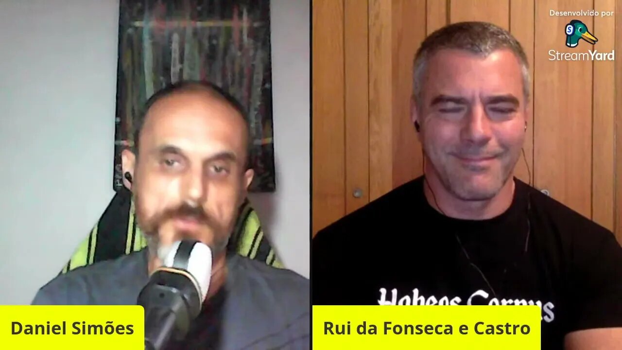 Rui Castro responde à Daniel Simões sobre a Situação em Portugal LIGANDO OS PONTOS 20/10/21 trecho