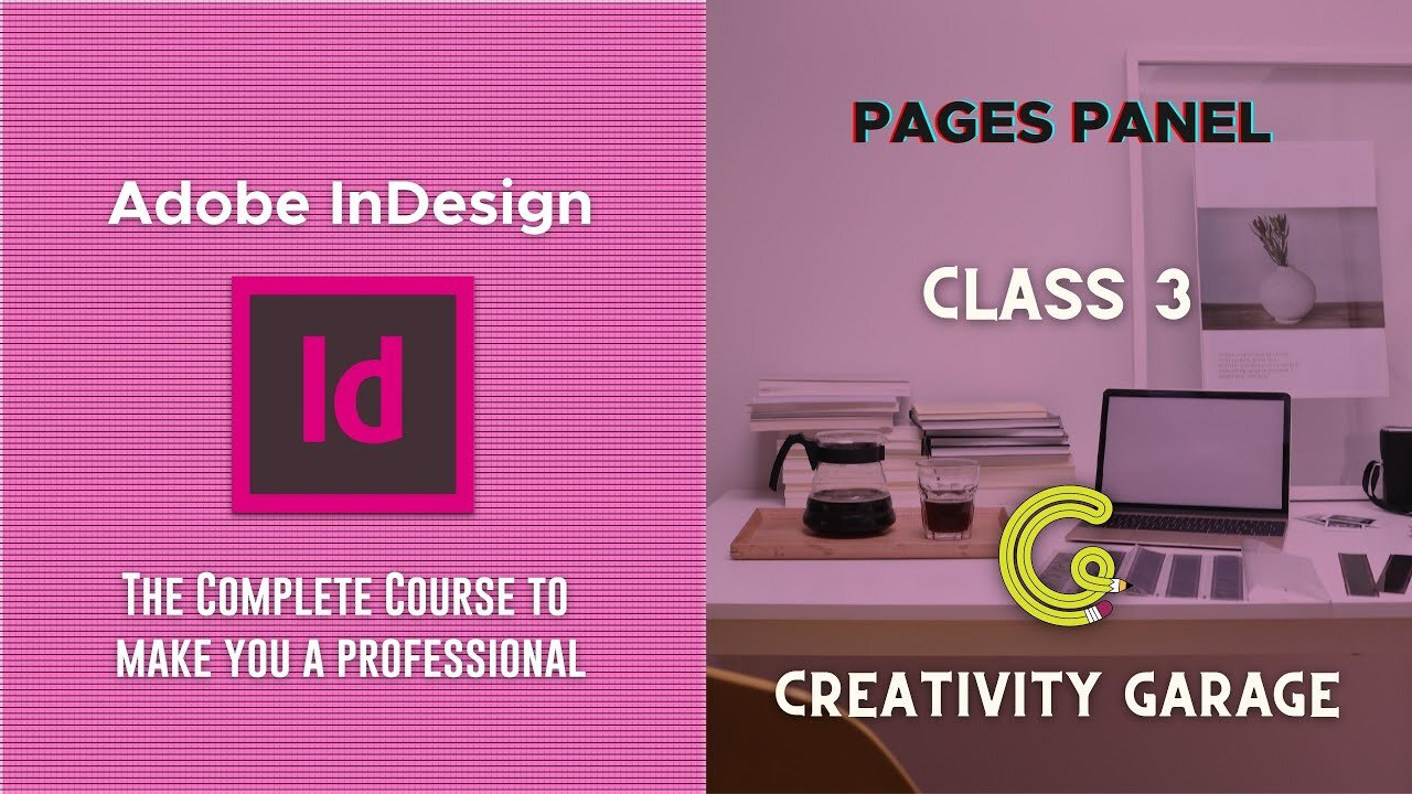 Adobe InDesign Course - Class 03 (Pages Panel)