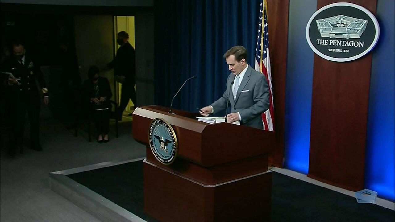 03/31/2021 Pentagon Press Secretary Holds Briefing