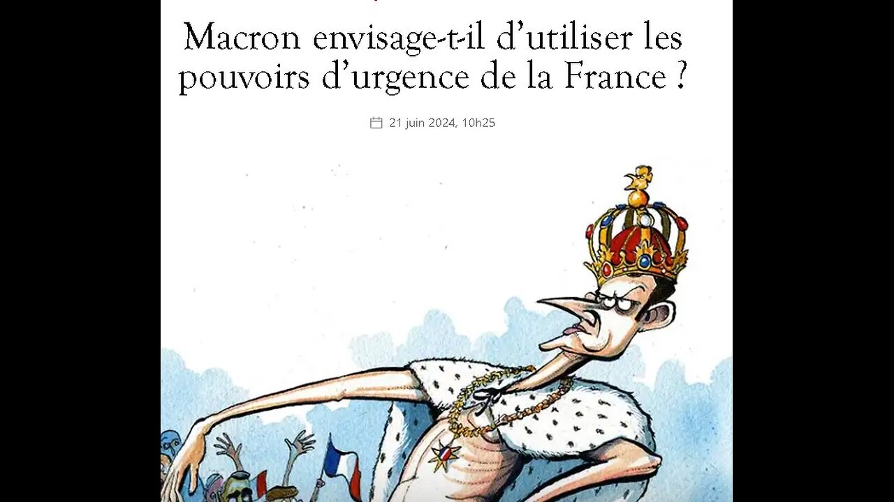 Macron a-t-il un plan en semant le chaos? Utilisation de l'article 16? Mon analyse de mauvais augure