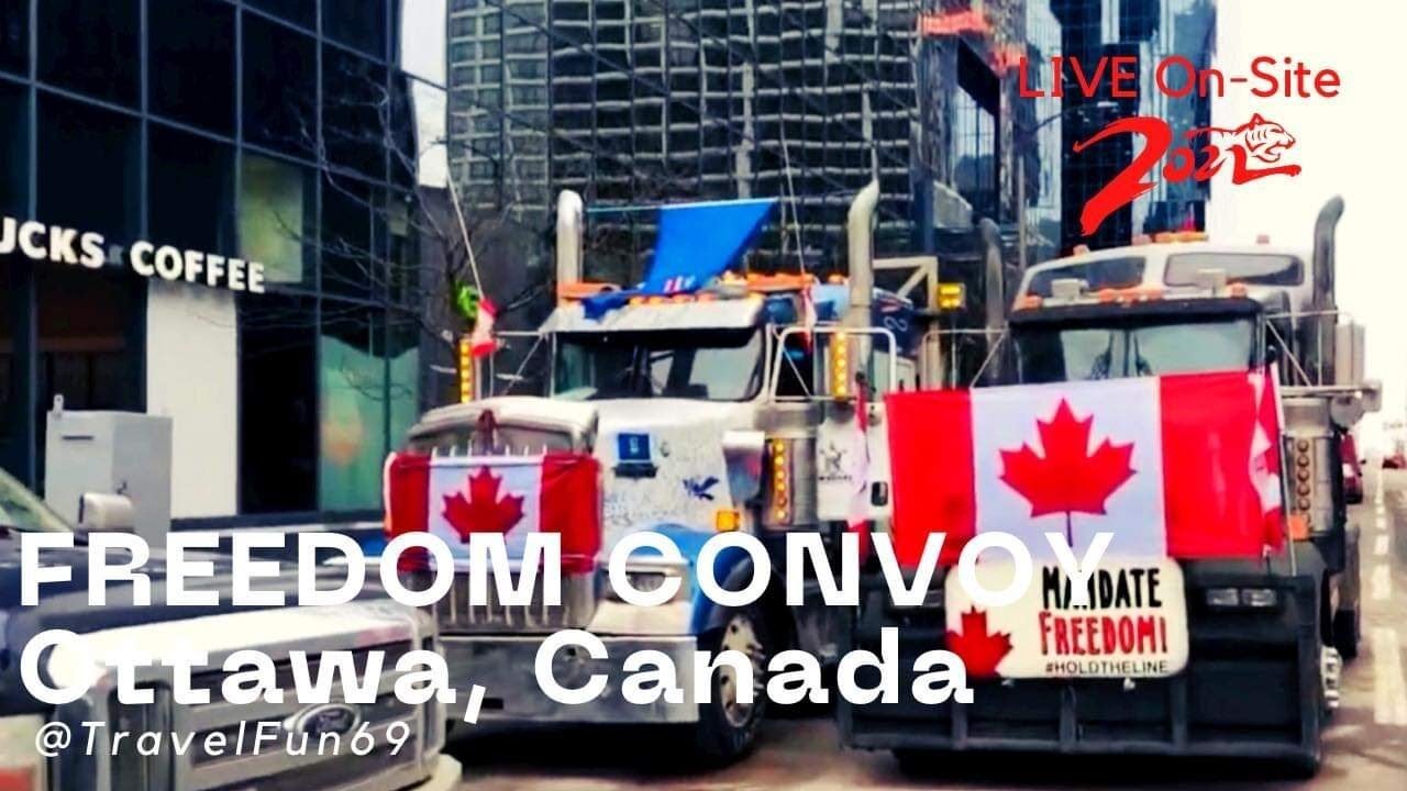 Truckers Freedom Convoy (Ottawa, Canada) February 14, 2022