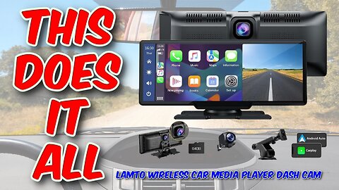 Lamto Wireless Car Media Player Dash Cam Review