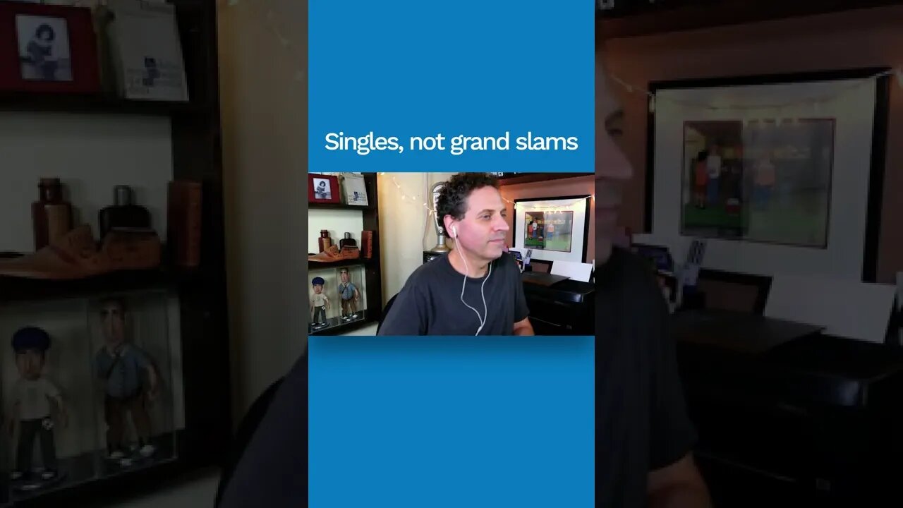 Singles not Grand Slams - Screenwriting Tips & Advice from Writer Michael Jamin