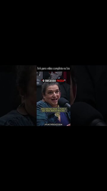 “A VERDADE PROFUNDA ACABA ATRAINDO PESSOAS” com Grace Gianoukas | Planeta Podcast #shorts