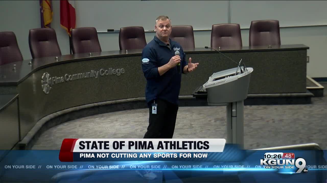 Pima not cutting any sports for now