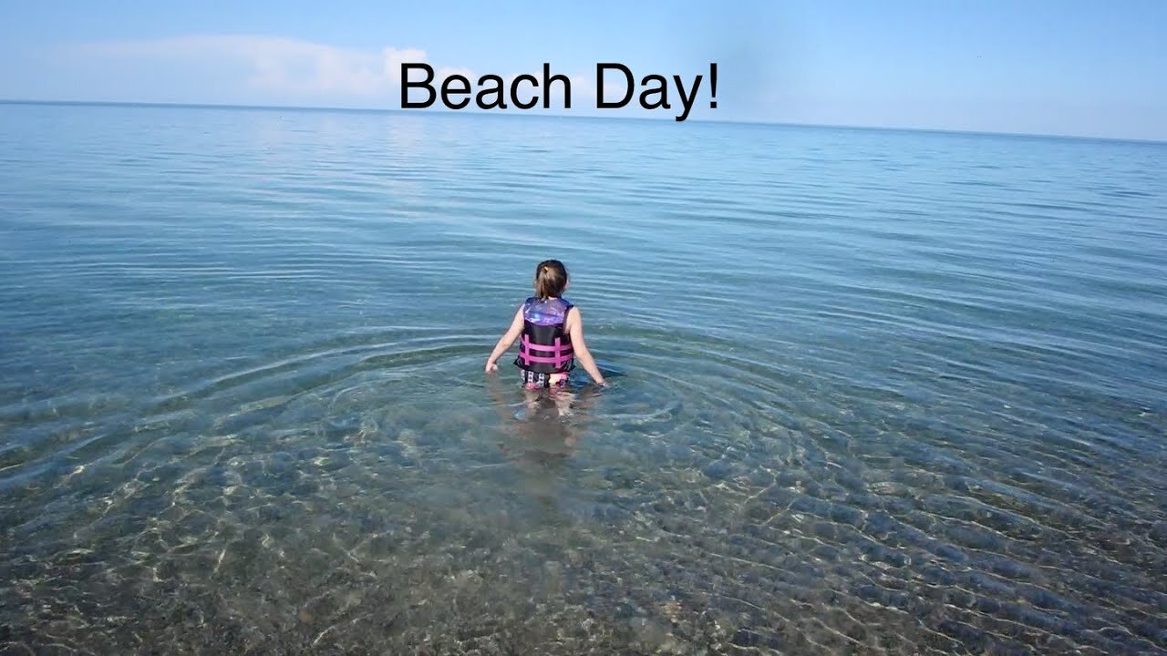 Beach Day in Michigan