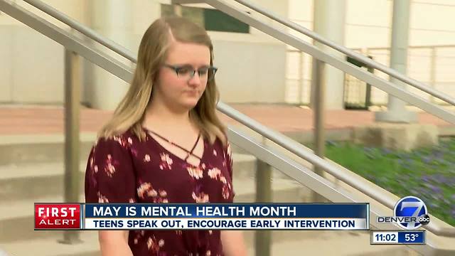 Teens speak openly about mental health struggles for Mental Health Month