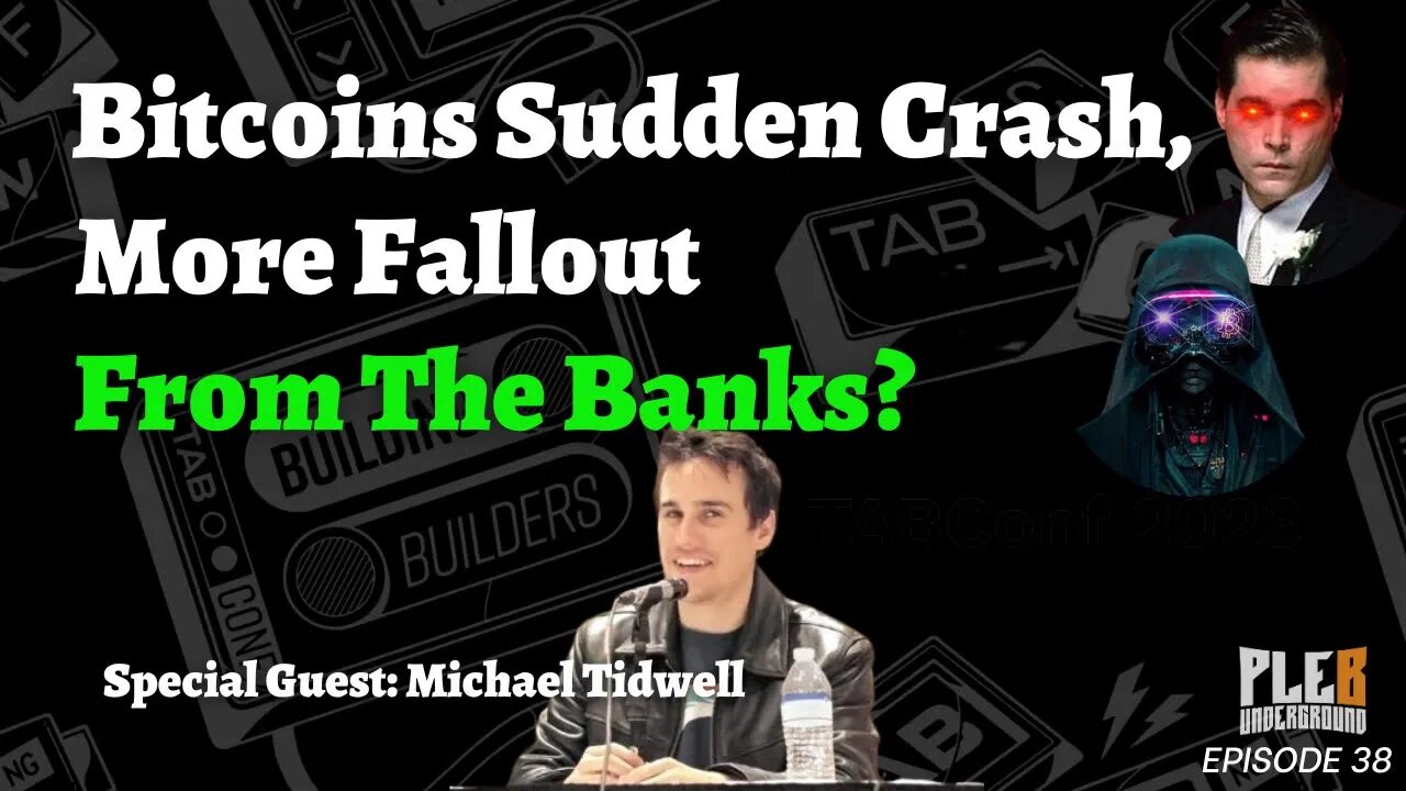 Bitcoins Sudden Crash, More Fallout From The Banks? | Guest: Michael Tidwell | EP38