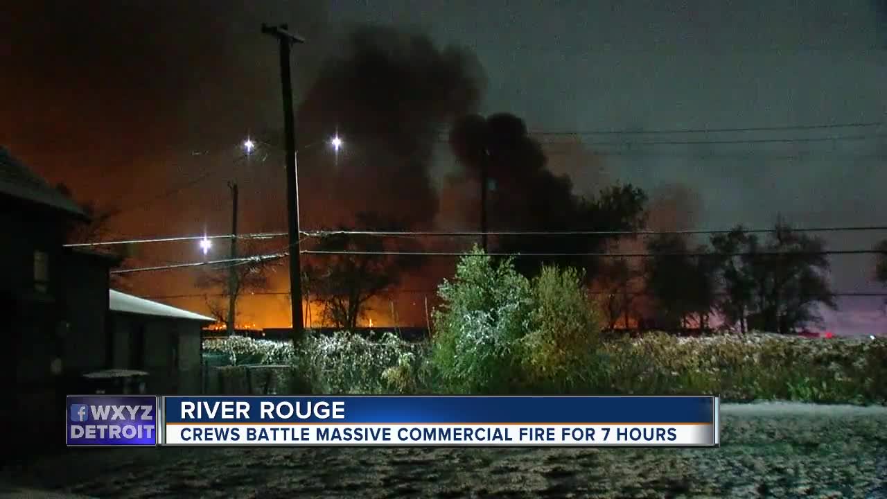 Fire finally extinguished at Downriver commercial building