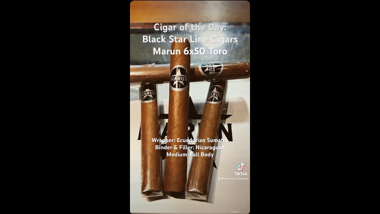 Black Star Line Cigars Marun 6x50 Toro #Short #CigarOfTheDay #Shorts #Cigars #Cigar #Sumatra #SNTB