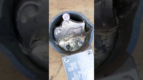 Watching Metal Melting is so Cool #shorts #asmr #satisfying