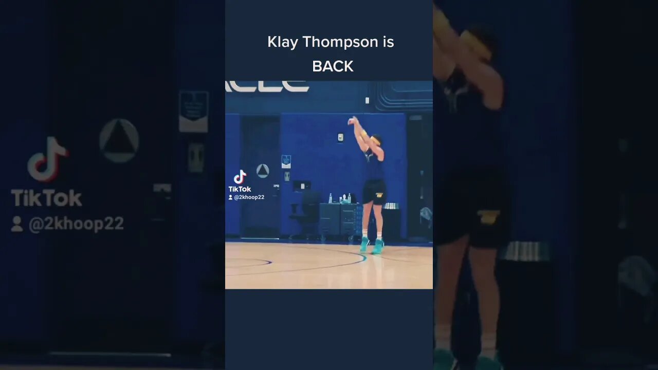#klaythompson is #back #ready #unstoppable #player #nba #basketball #primetime