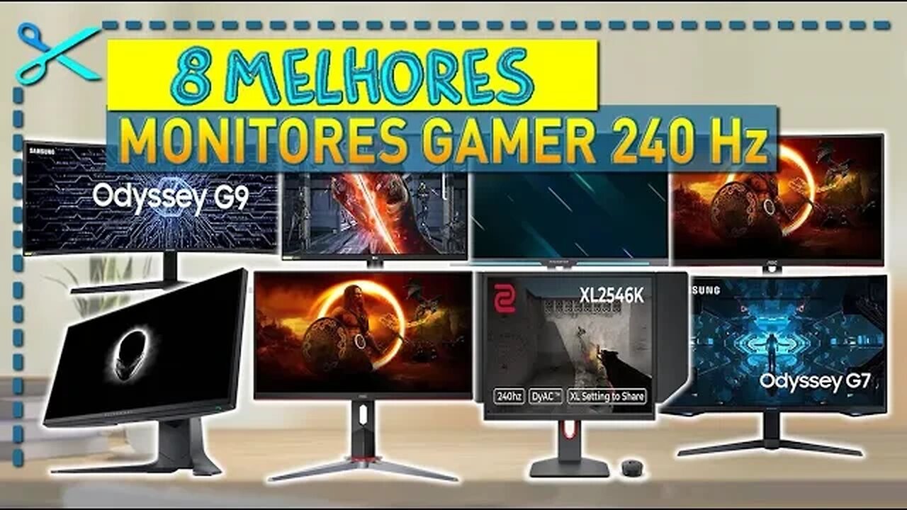 🏆 8 Melhores Monitores Gamer 240 Hz