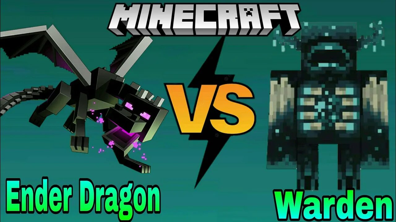 Ender dragon vs Warden | Minecraft