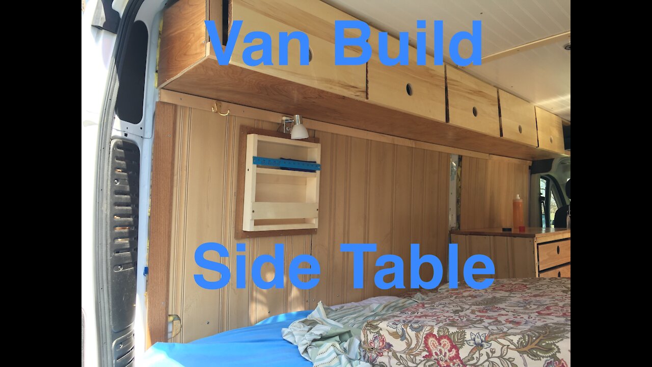 Van Build Bed Side Table