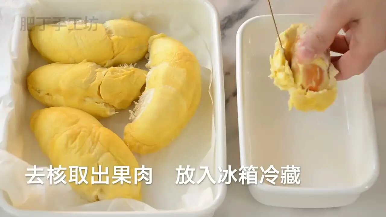 Durian Pancake Recipe The taste is welling out of the screen Hong Kong Style Fresh pancake crust 8