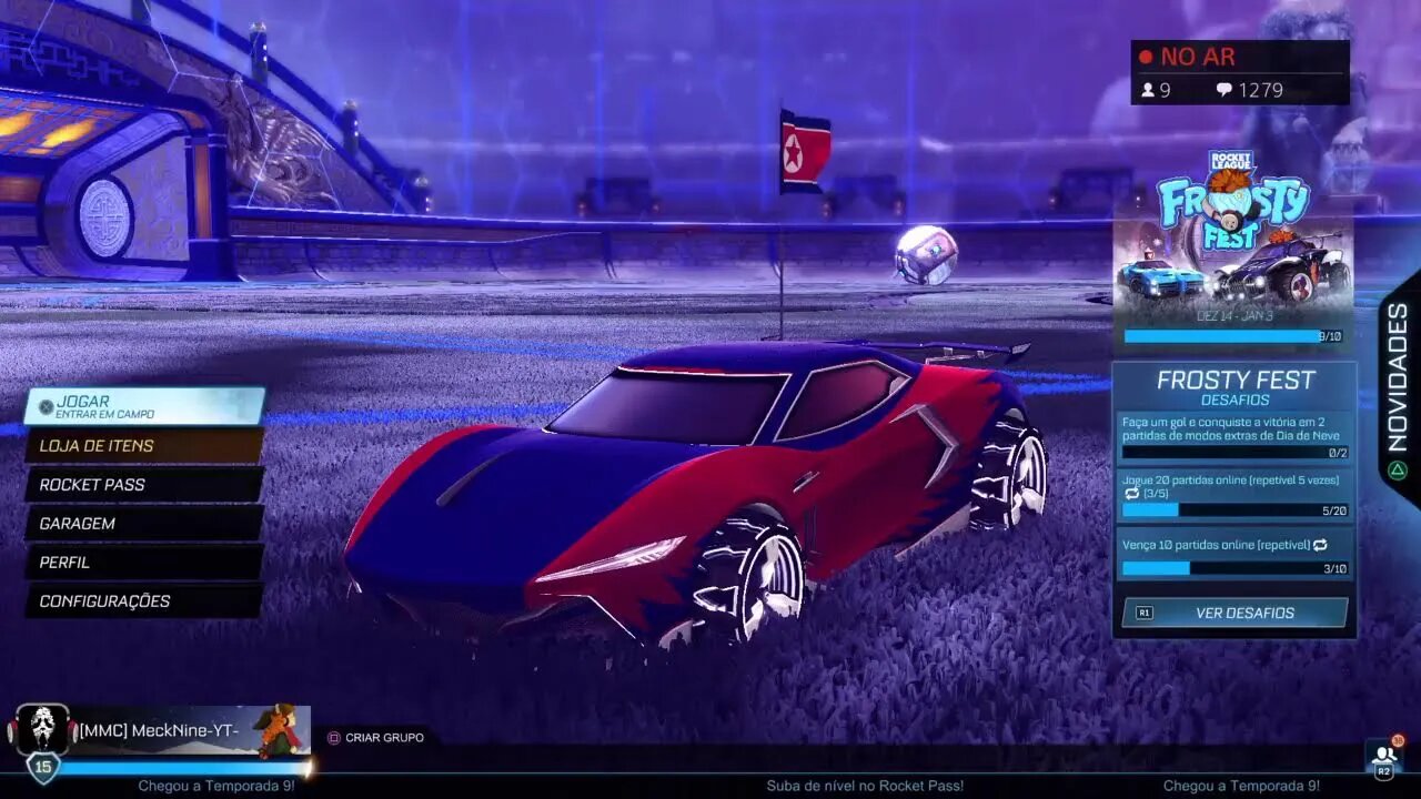 ROCKET LEAGUE - Gameplay Típica de um BRONZE!