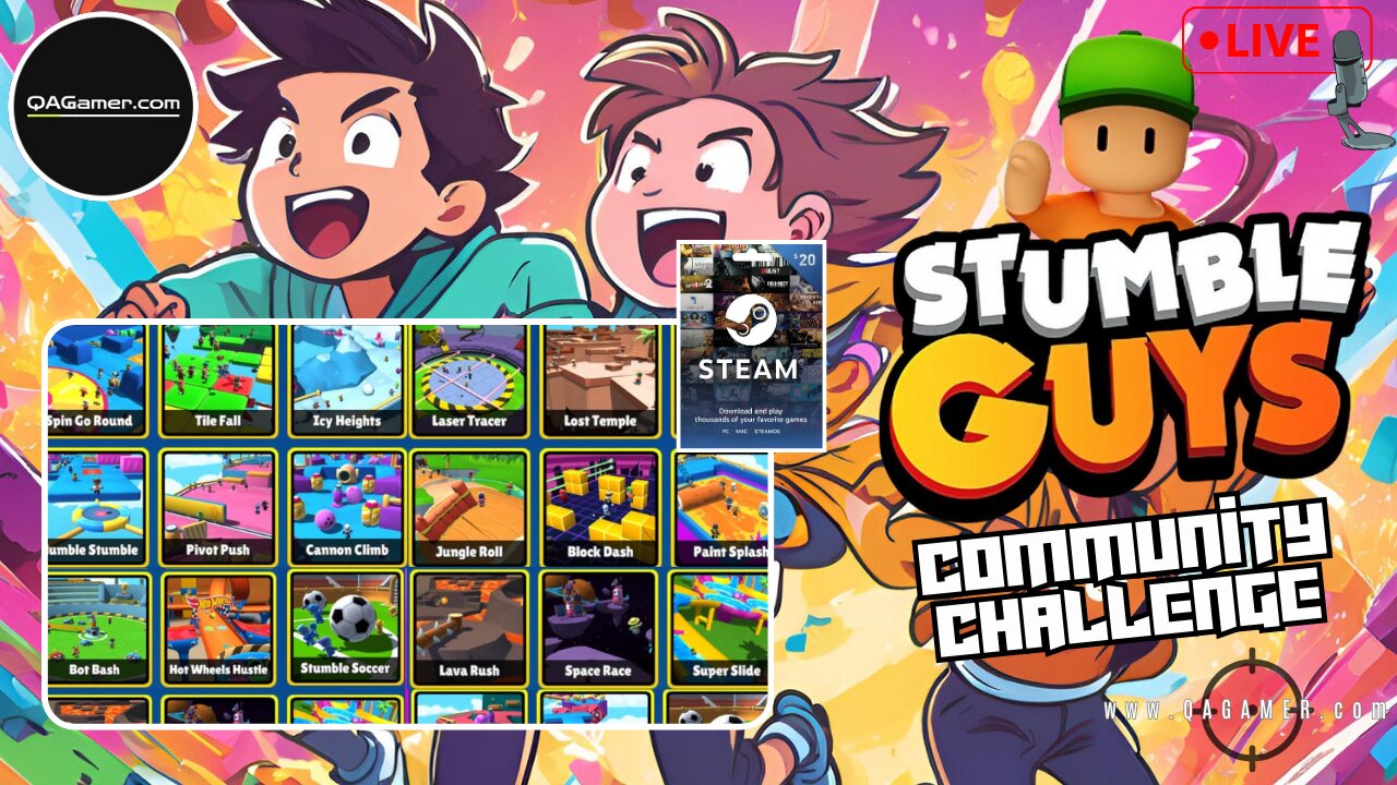 🎮 QAGameNight Challenge: Stumble Guys Showdown!