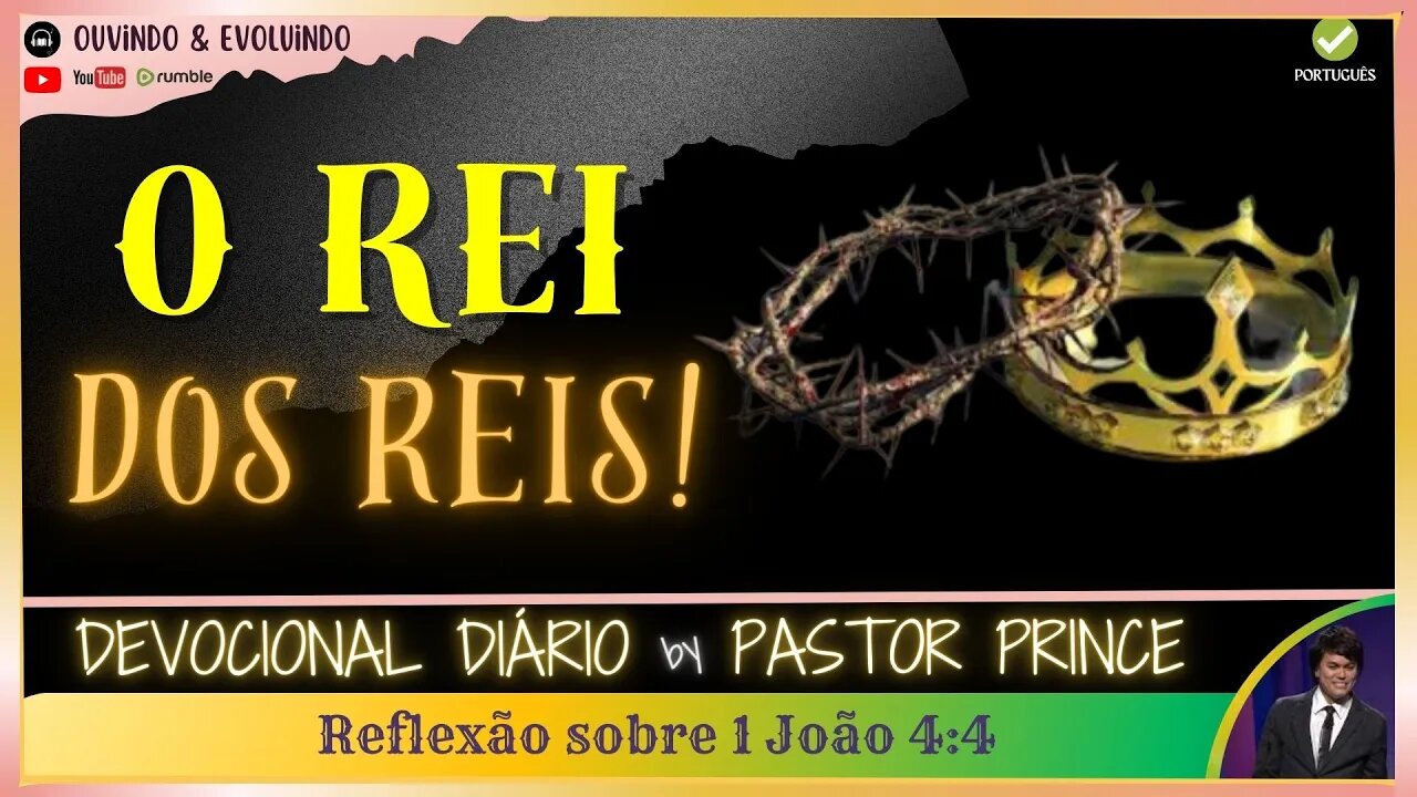 EI, EI, EI! JESUS É O NOSSO REI! O MAIOR! | Pastor Joseph Prince - Devocional | EVANGELHO DA GRAÇA