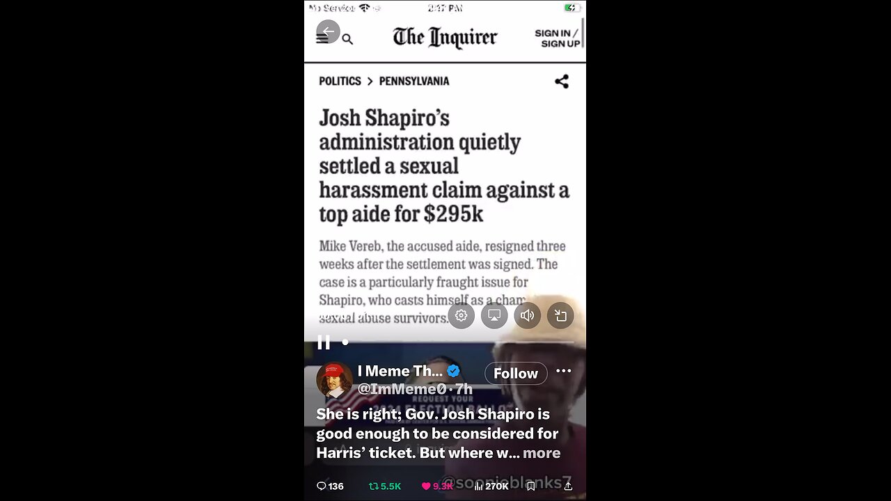 Josh Shapiro’s office agreed to pay $295K to settle a sèxual harassment allegation against a top