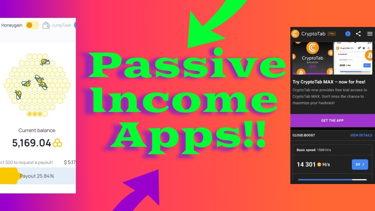 FREE PASSIVE INCOME APPs -top 3 easiest -And It's Free! Make Money Online 2024