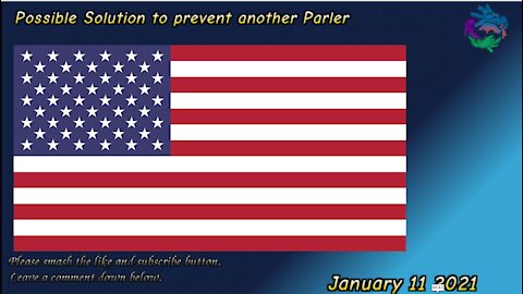 Possible Solution to prevent another Parler