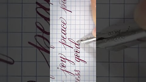 Calligraphy Words: Fruits of the Spirit - Goodness #calligraphy #handwriting