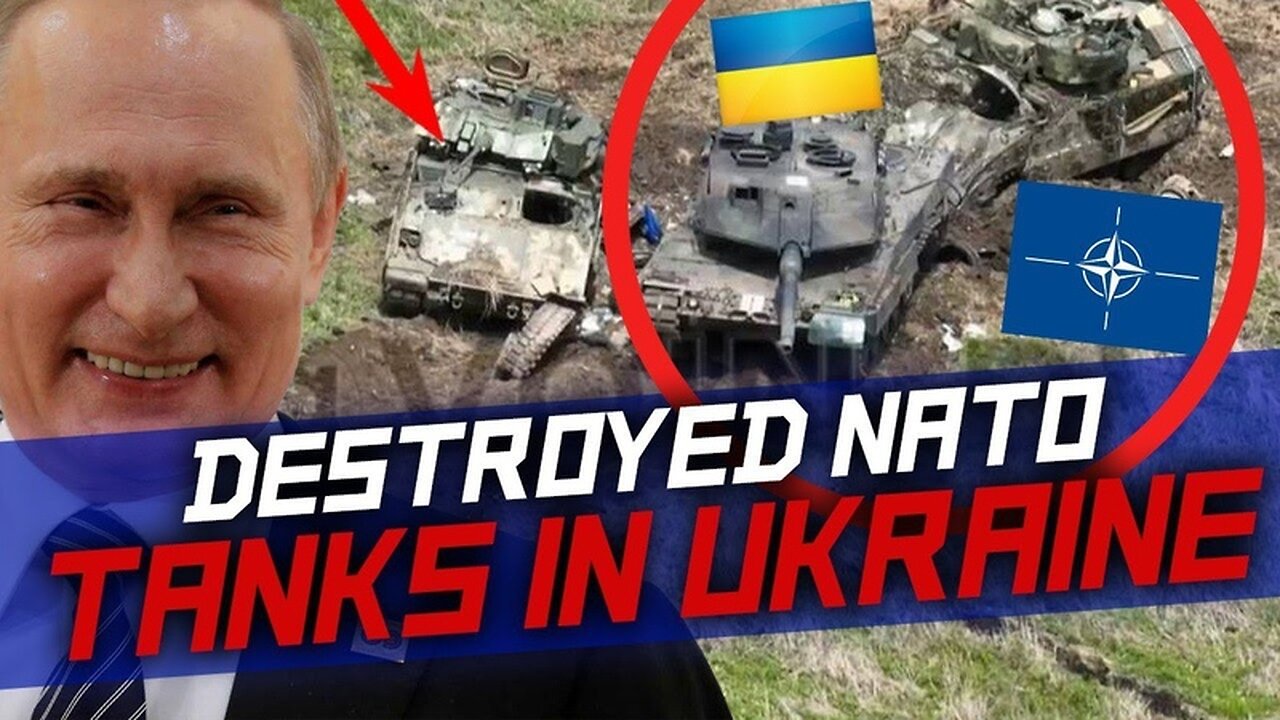 DESTROYED NATO TANKS in Ukraine! EXCLUSIVE Footage of Leopard 2, Bradley M2A2 versus Russian ARMY!