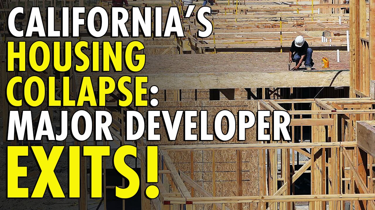 Major Housing Developer Pulls Out Of California