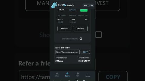 PROVA DE PAGAMENTO UNIWSWAP ETHW