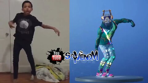 Top 100 dances in fornite vs real life Boogiedown dances trending