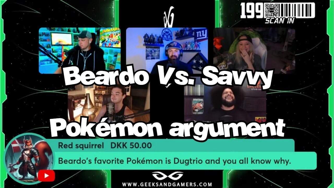 Beardo Vs. Savvy (Pokémon argument) - G&G Highlights